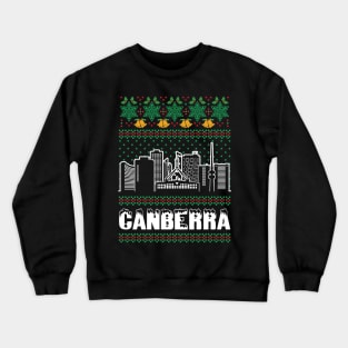 Canberra Australia Ugly Christmas Crewneck Sweatshirt